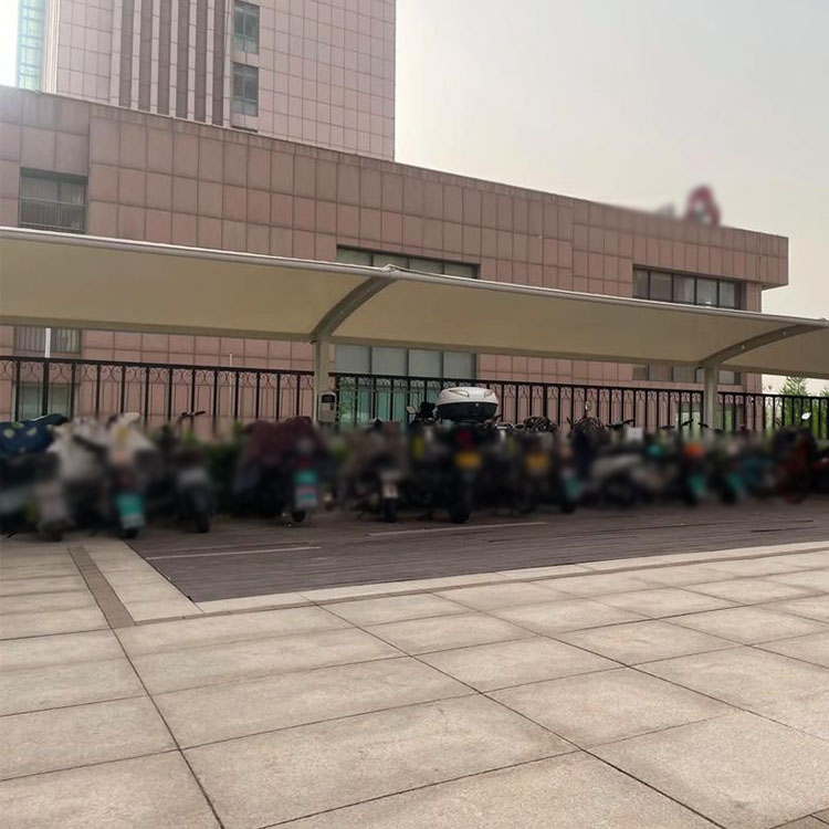 崇阳县膜结构电动车棚